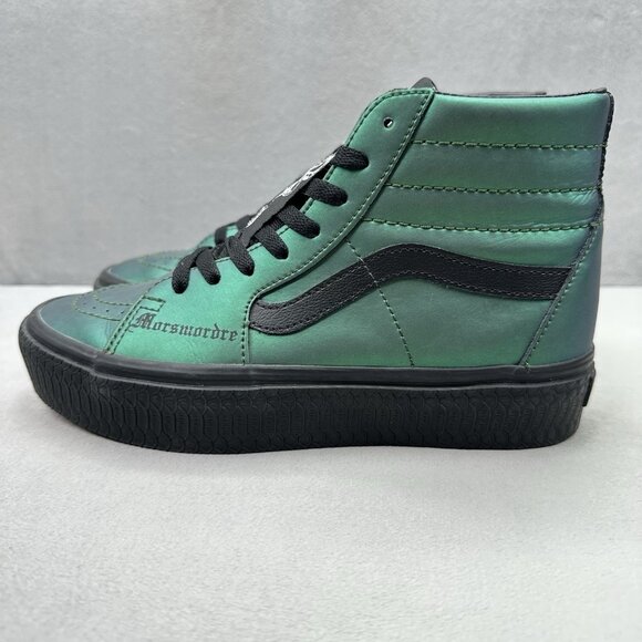 VANS Harry Potter x Sk8-Hi Platform Womens Size 8 'Morsmordre Dark Arts' 2019 - Picture 3 of 8